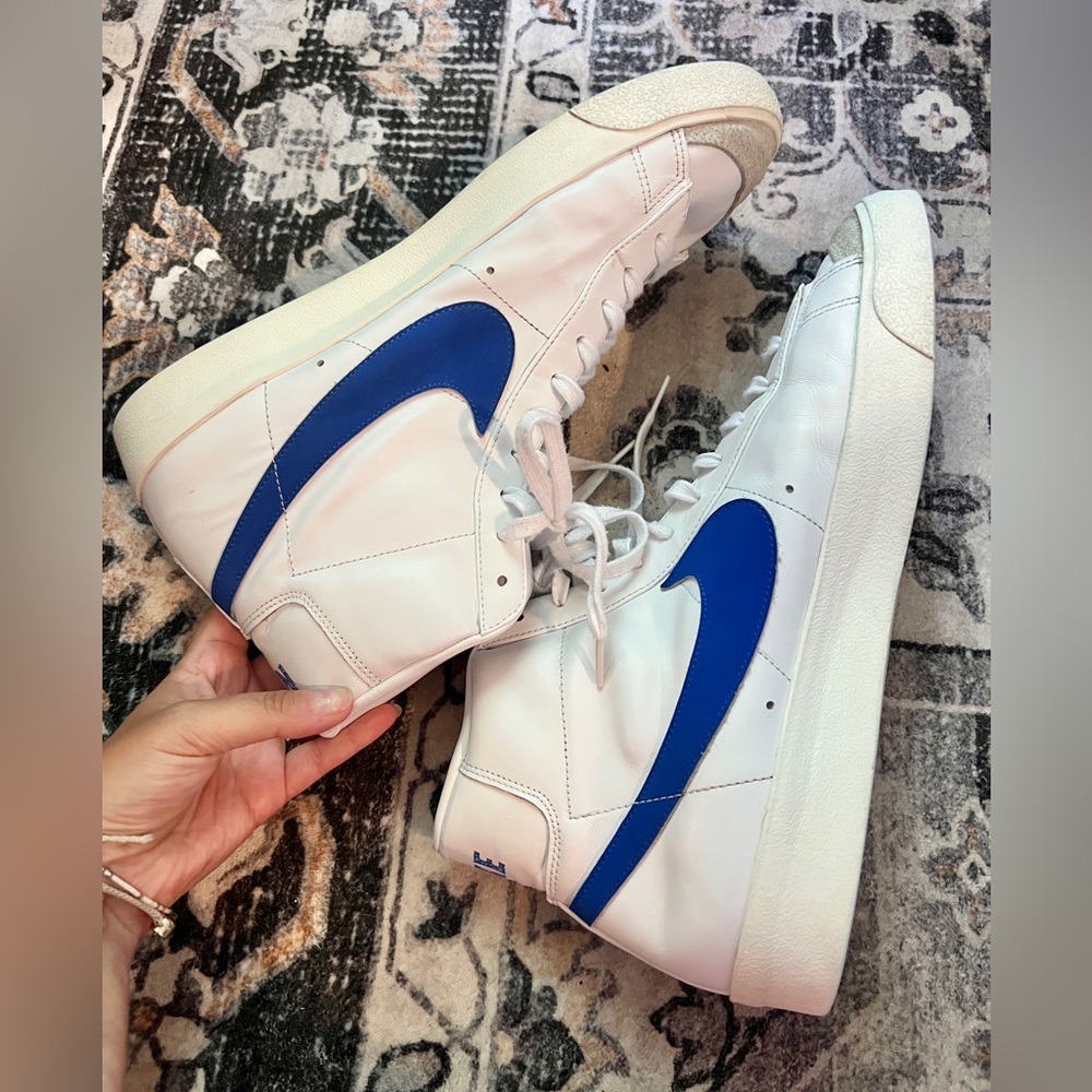 Nike Blazer Mid '77 Vintage Racer Blue High Top Sneaker Men’s Size 14 BQ6806 103 - Picture 8 of 10